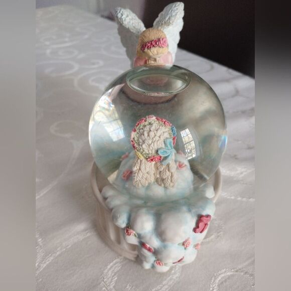 Cast Art Industries 1995 Dreamsicles "Heart to Heart" Musical Snowglobe - Picture 7 of 10